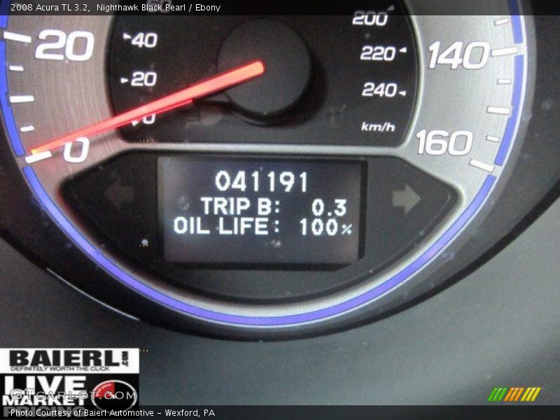 Nighthawk Black Pearl / Ebony 2008 Acura TL 3.2