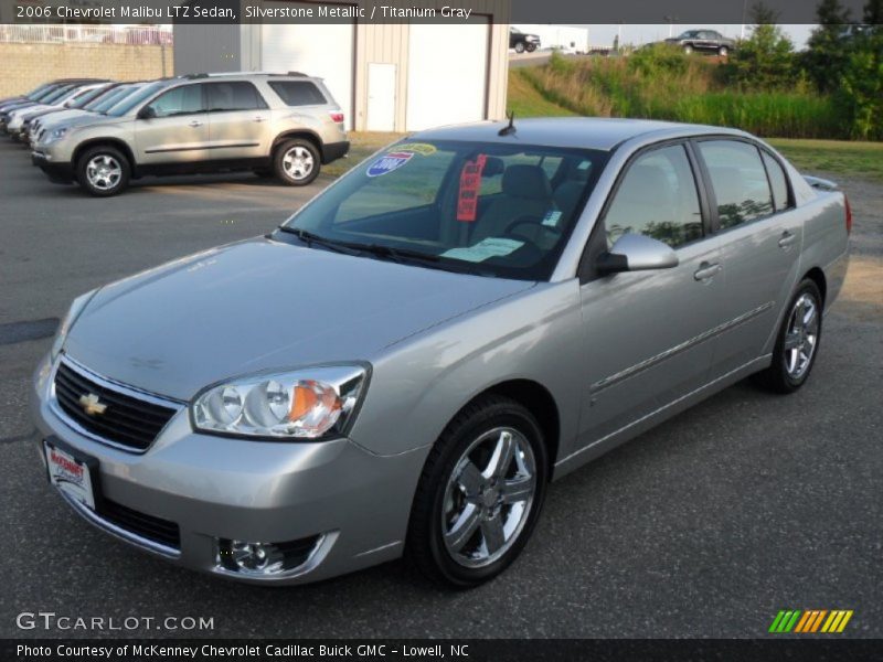 Silverstone Metallic / Titanium Gray 2006 Chevrolet Malibu LTZ Sedan