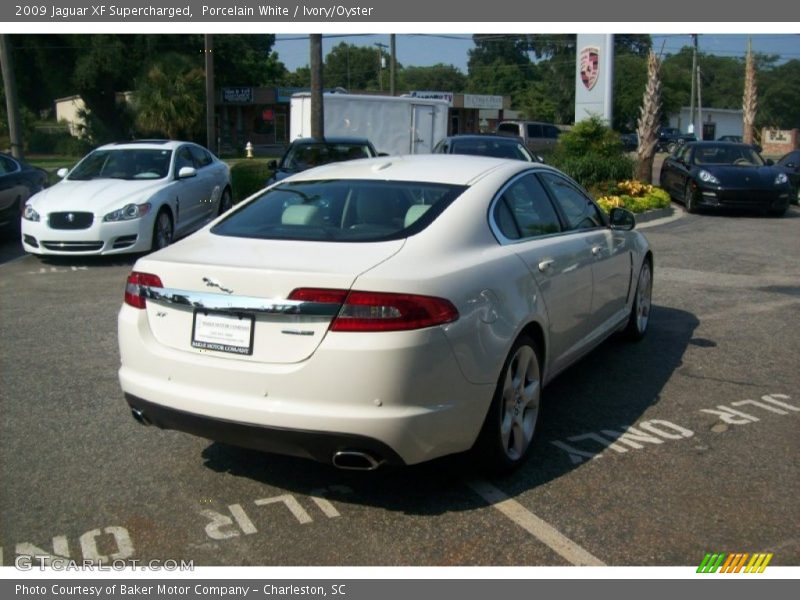 Porcelain White / Ivory/Oyster 2009 Jaguar XF Supercharged