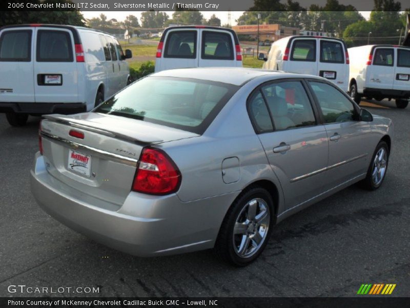 Silverstone Metallic / Titanium Gray 2006 Chevrolet Malibu LTZ Sedan