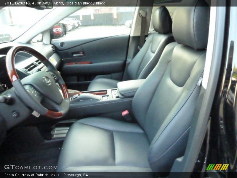  2011 RX 450h AWD Hybrid Black Interior