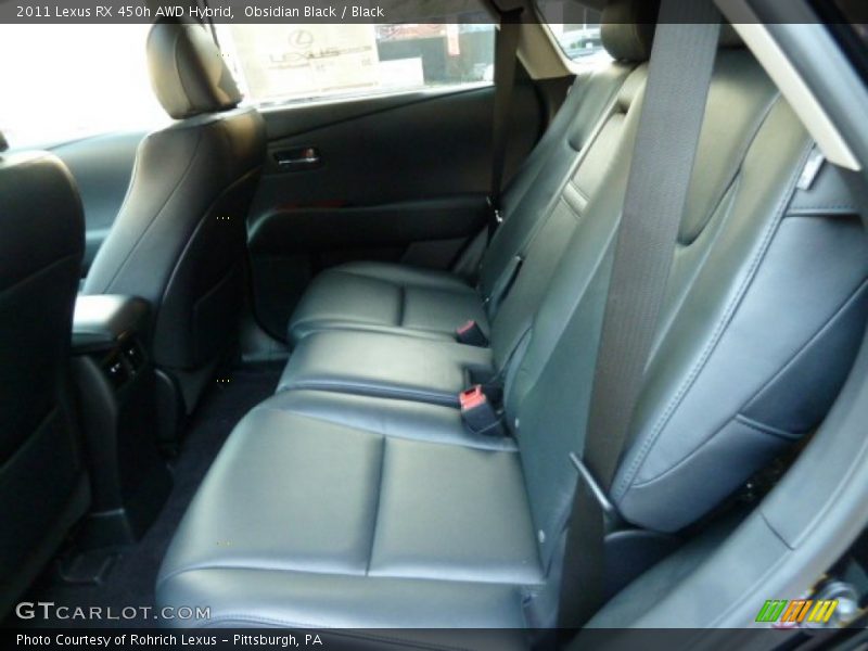 Obsidian Black / Black 2011 Lexus RX 450h AWD Hybrid