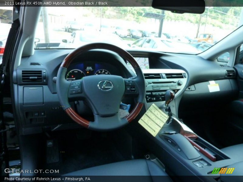  2011 RX 450h AWD Hybrid Black Interior