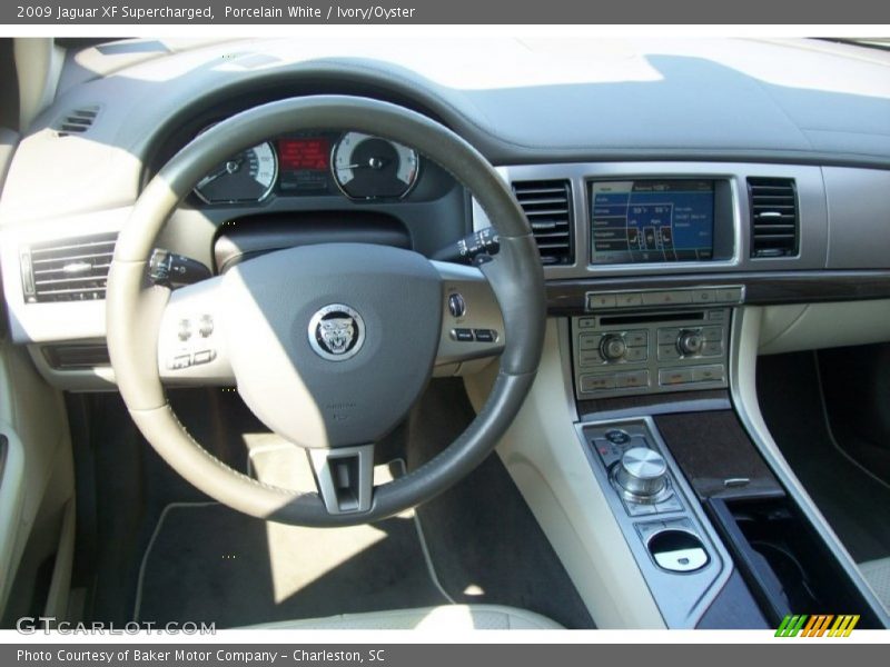 Porcelain White / Ivory/Oyster 2009 Jaguar XF Supercharged