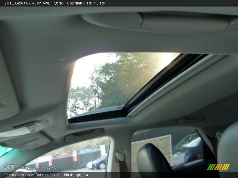Obsidian Black / Black 2011 Lexus RX 450h AWD Hybrid