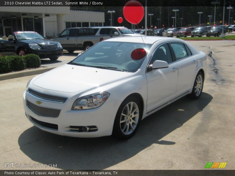 Summit White / Ebony 2010 Chevrolet Malibu LTZ Sedan