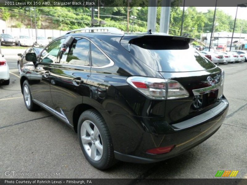 Stargazer Black / Black 2011 Lexus RX 350 AWD