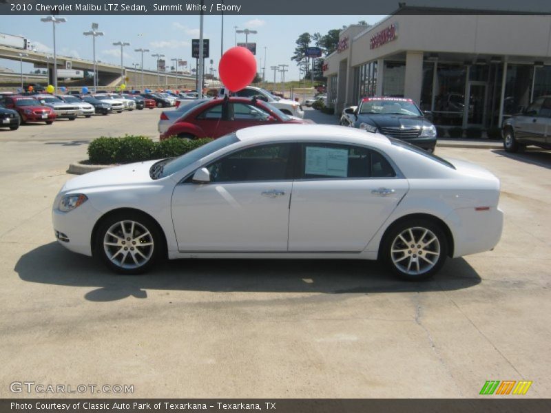 Summit White / Ebony 2010 Chevrolet Malibu LTZ Sedan