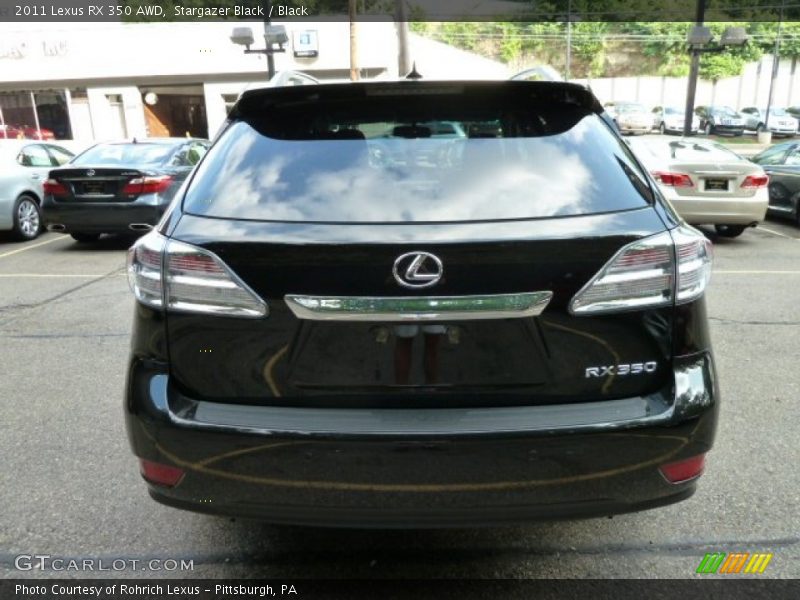 Stargazer Black / Black 2011 Lexus RX 350 AWD