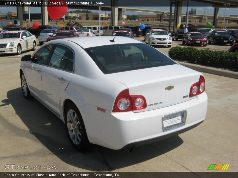 Summit White / Ebony 2010 Chevrolet Malibu LTZ Sedan