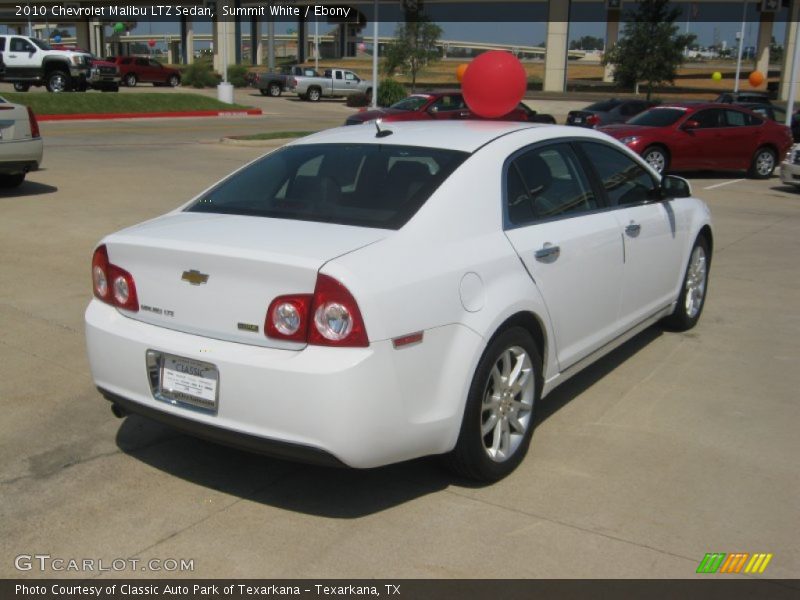 Summit White / Ebony 2010 Chevrolet Malibu LTZ Sedan