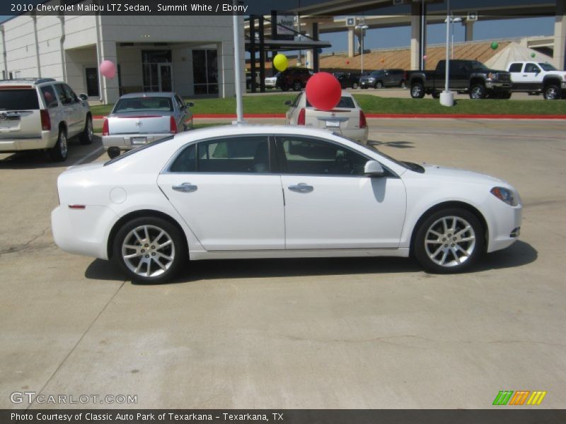 Summit White / Ebony 2010 Chevrolet Malibu LTZ Sedan