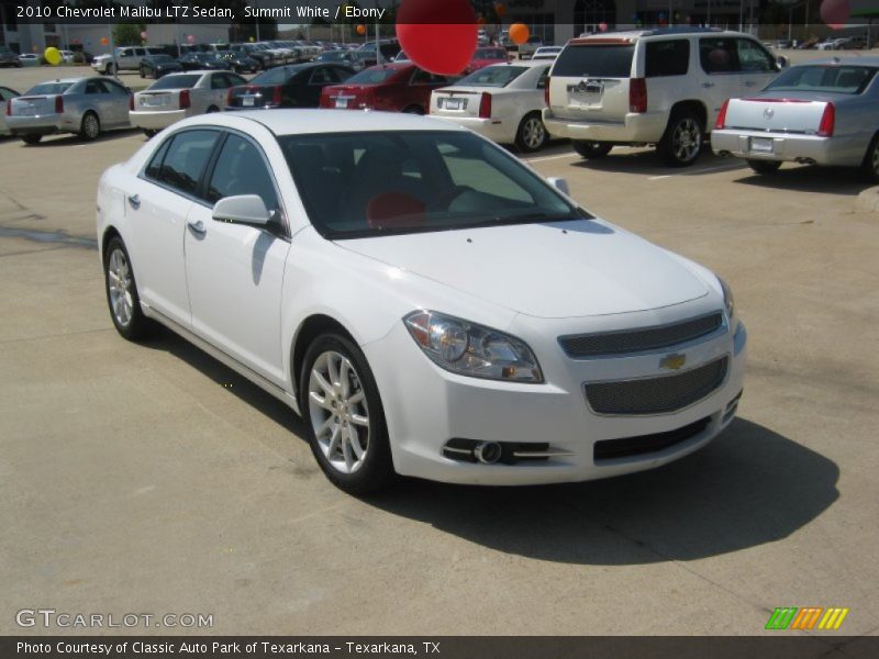 Summit White / Ebony 2010 Chevrolet Malibu LTZ Sedan