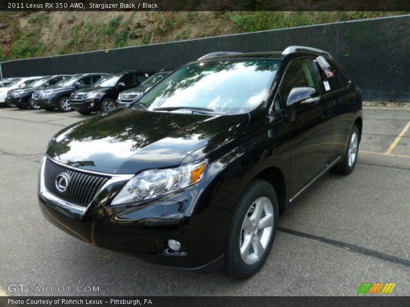 Stargazer Black / Black 2011 Lexus RX 350 AWD