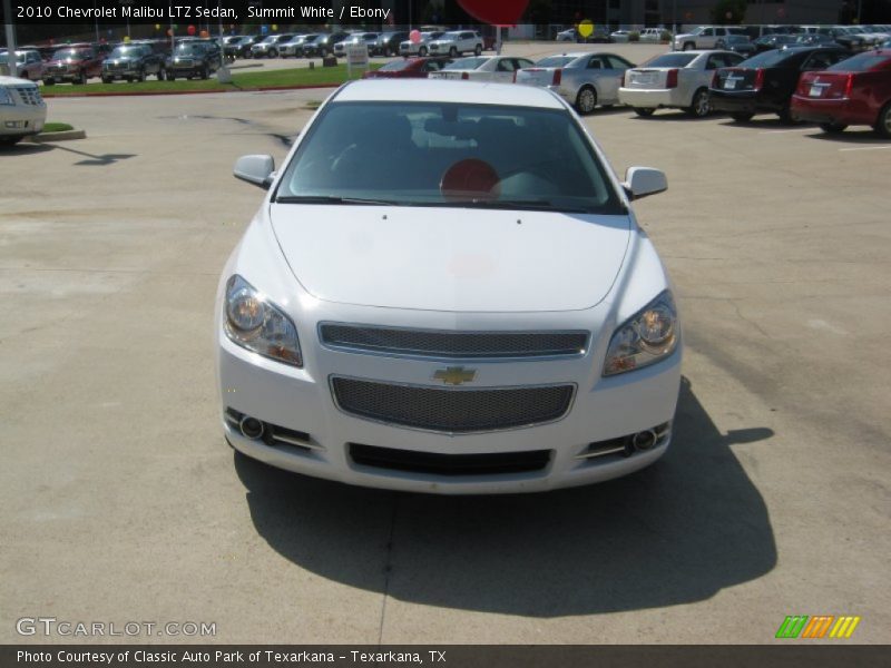 Summit White / Ebony 2010 Chevrolet Malibu LTZ Sedan