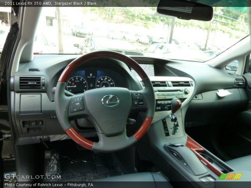 Dashboard of 2011 RX 350 AWD