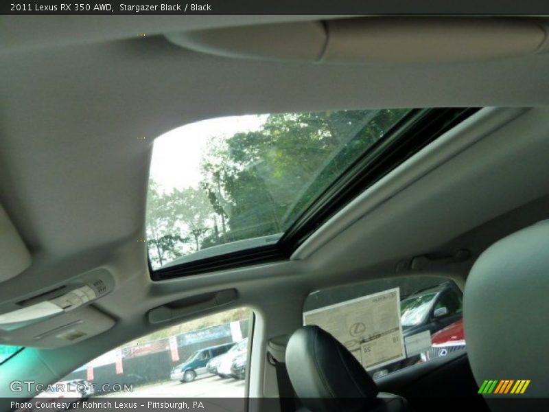Stargazer Black / Black 2011 Lexus RX 350 AWD