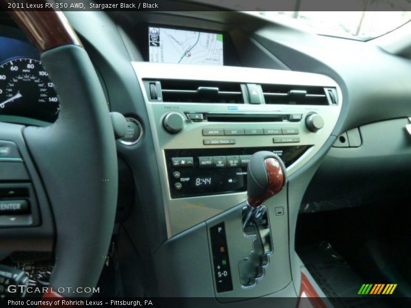 Controls of 2011 RX 350 AWD