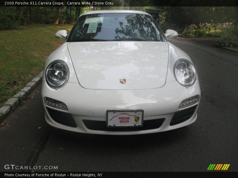 Carrara White / Stone Grey 2009 Porsche 911 Carrera Coupe