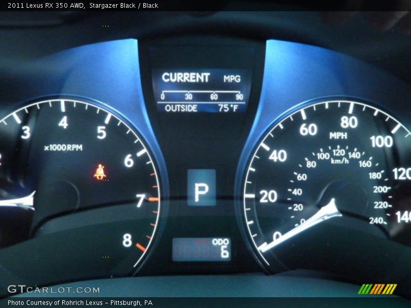  2011 RX 350 AWD 350 AWD Gauges