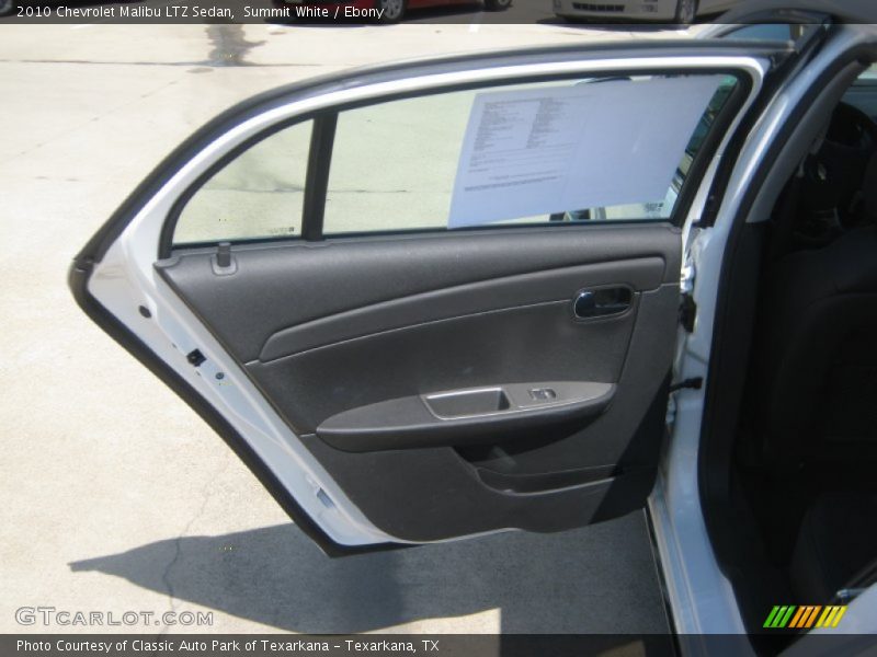 Summit White / Ebony 2010 Chevrolet Malibu LTZ Sedan