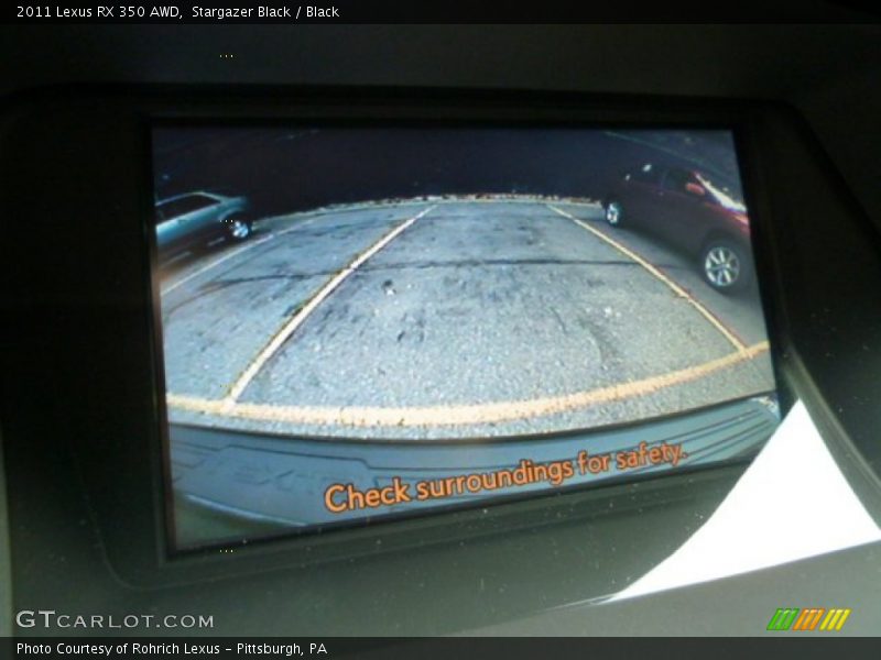 Stargazer Black / Black 2011 Lexus RX 350 AWD