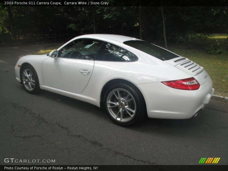 Carrara White / Stone Grey 2009 Porsche 911 Carrera Coupe