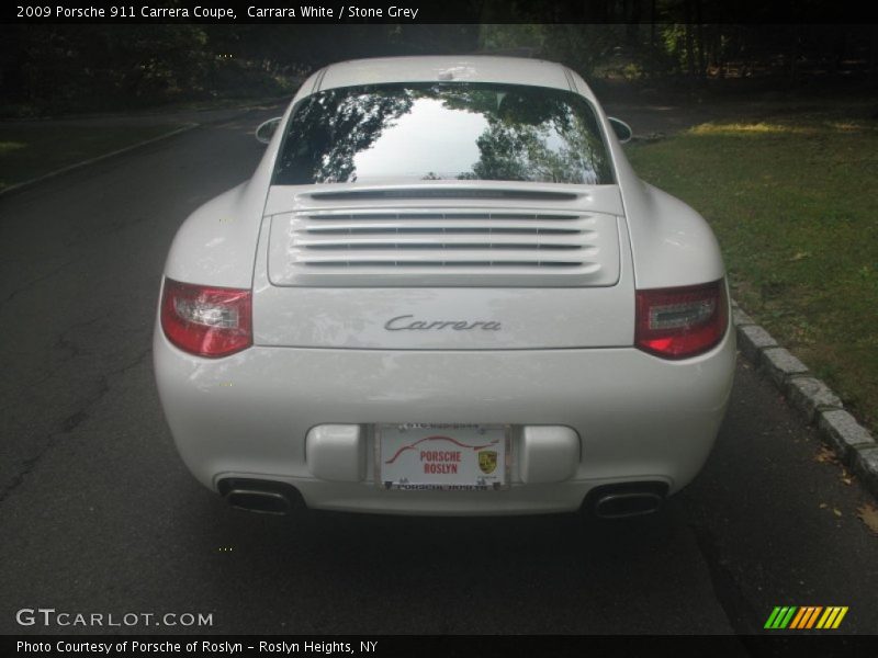 Carrara White / Stone Grey 2009 Porsche 911 Carrera Coupe