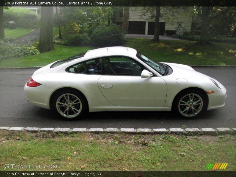 Carrara White / Stone Grey 2009 Porsche 911 Carrera Coupe