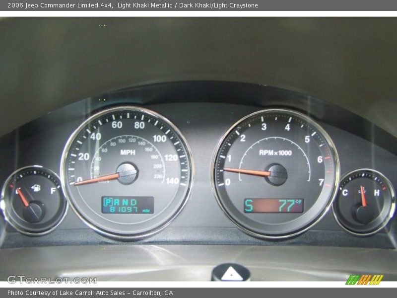 Light Khaki Metallic / Dark Khaki/Light Graystone 2006 Jeep Commander Limited 4x4