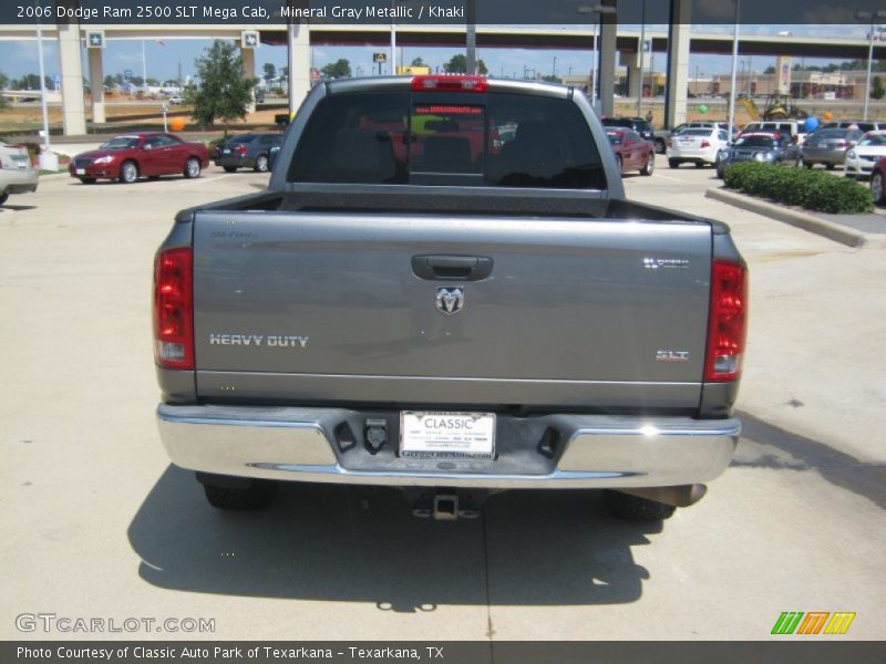 Mineral Gray Metallic / Khaki 2006 Dodge Ram 2500 SLT Mega Cab
