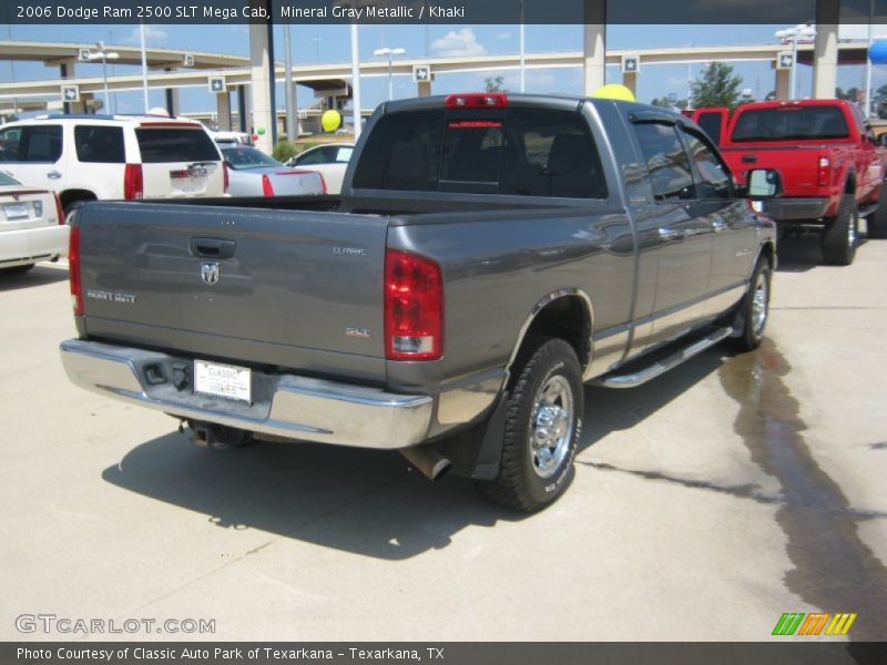 Mineral Gray Metallic / Khaki 2006 Dodge Ram 2500 SLT Mega Cab