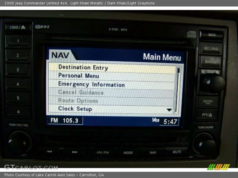 Light Khaki Metallic / Dark Khaki/Light Graystone 2006 Jeep Commander Limited 4x4