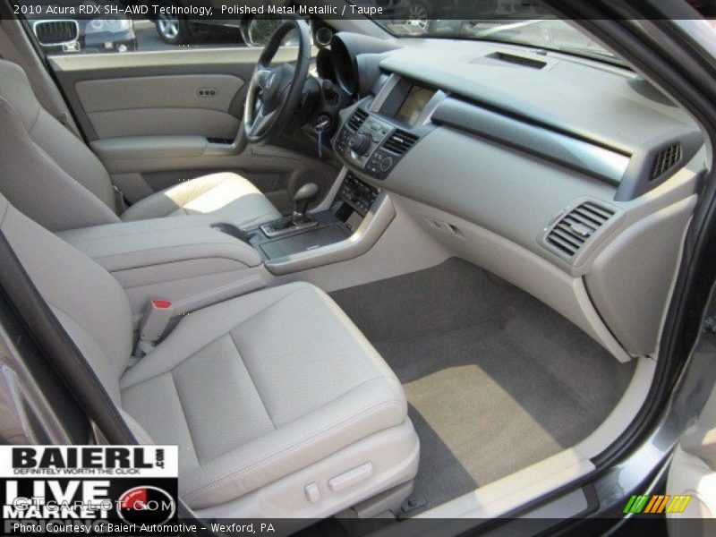 Polished Metal Metallic / Taupe 2010 Acura RDX SH-AWD Technology