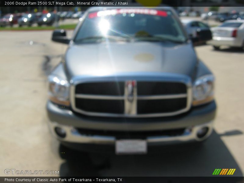 Mineral Gray Metallic / Khaki 2006 Dodge Ram 2500 SLT Mega Cab