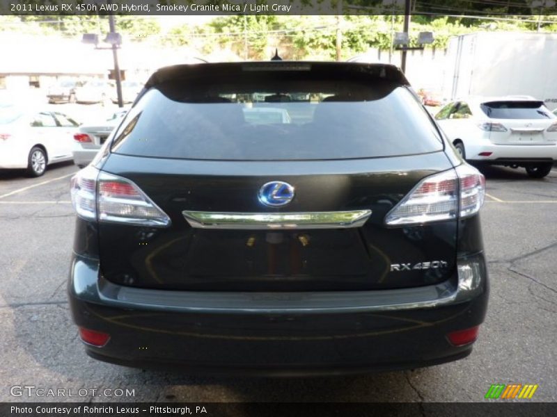 Smokey Granite Mica / Light Gray 2011 Lexus RX 450h AWD Hybrid