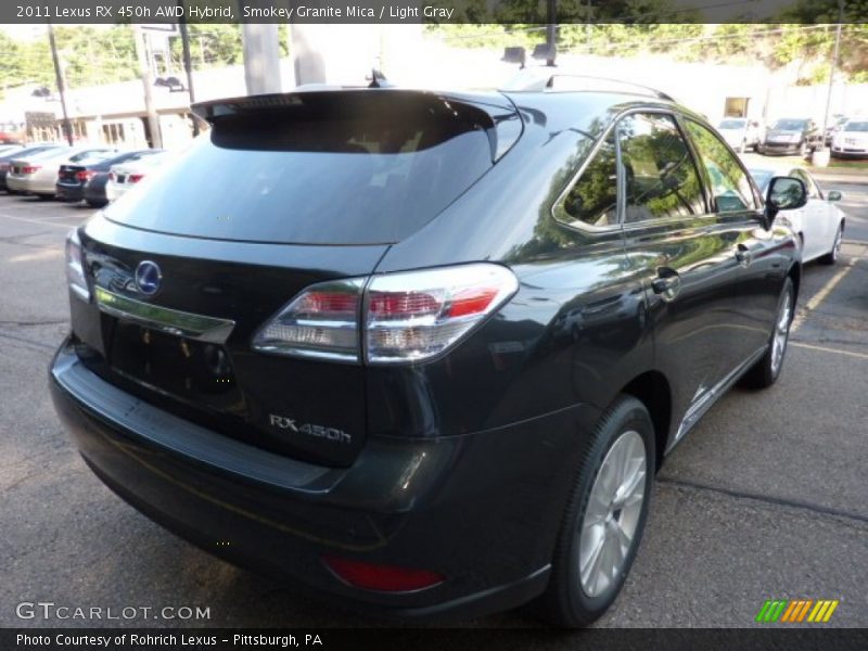 Smokey Granite Mica / Light Gray 2011 Lexus RX 450h AWD Hybrid