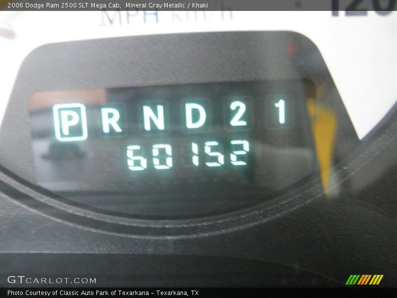 Mineral Gray Metallic / Khaki 2006 Dodge Ram 2500 SLT Mega Cab