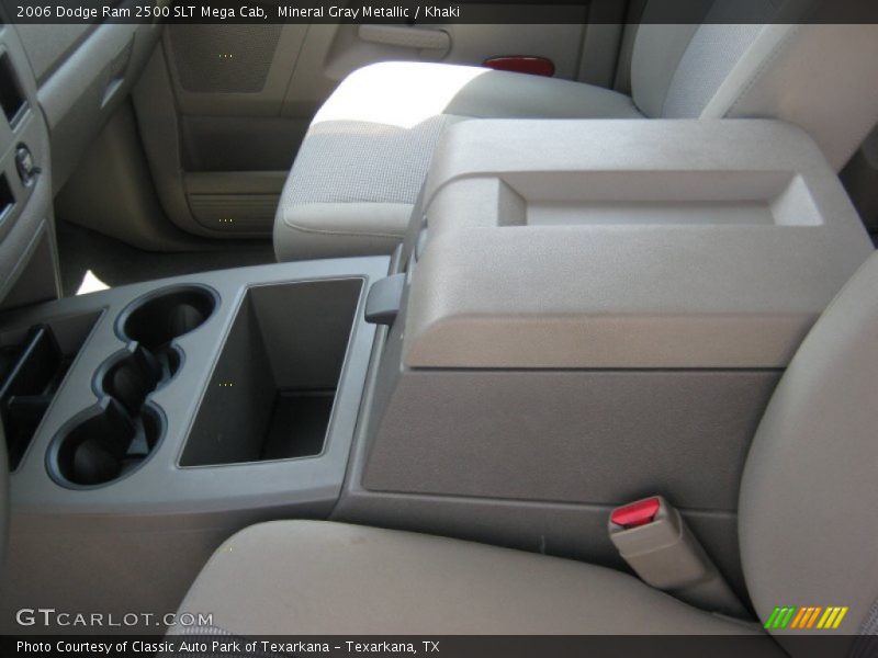 Mineral Gray Metallic / Khaki 2006 Dodge Ram 2500 SLT Mega Cab