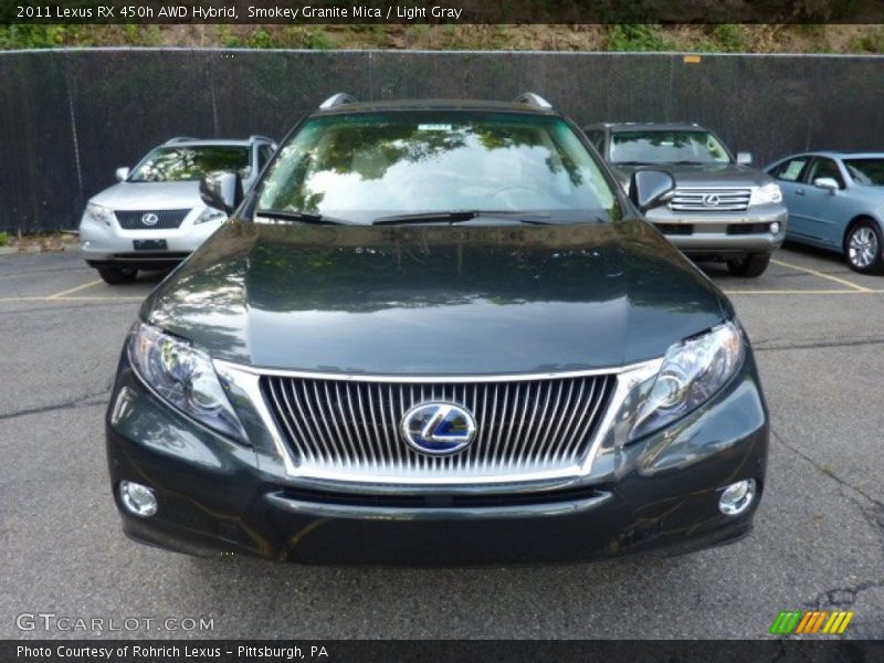 Smokey Granite Mica / Light Gray 2011 Lexus RX 450h AWD Hybrid