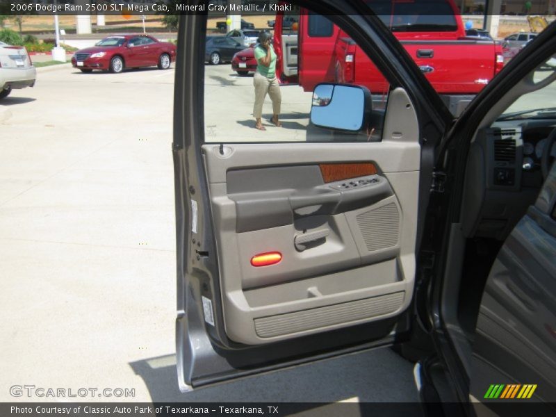 Mineral Gray Metallic / Khaki 2006 Dodge Ram 2500 SLT Mega Cab