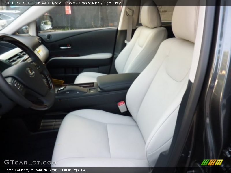  2011 RX 450h AWD Hybrid Light Gray Interior