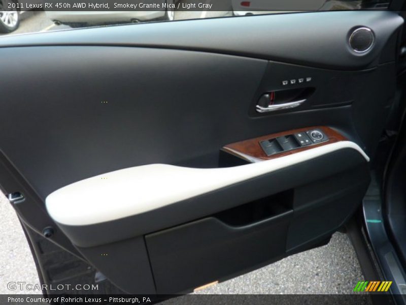 Smokey Granite Mica / Light Gray 2011 Lexus RX 450h AWD Hybrid