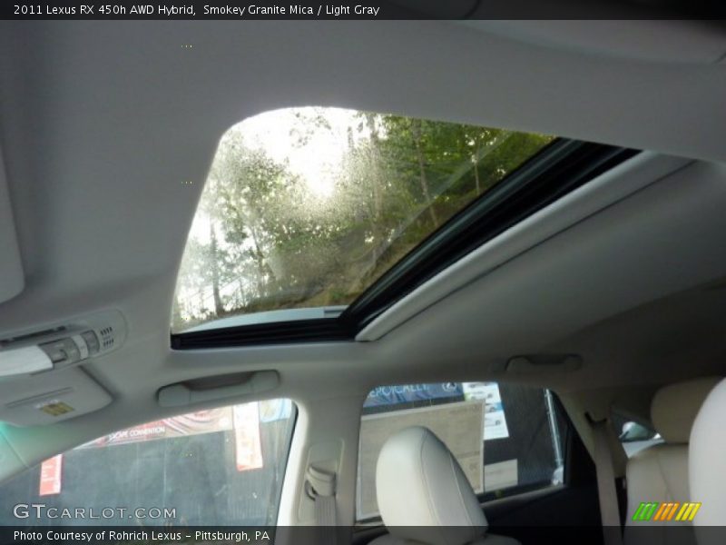 Smokey Granite Mica / Light Gray 2011 Lexus RX 450h AWD Hybrid