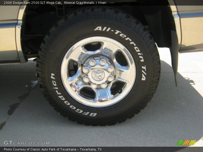 Mineral Gray Metallic / Khaki 2006 Dodge Ram 2500 SLT Mega Cab