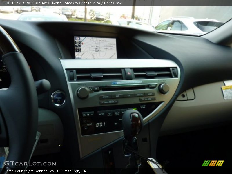 Smokey Granite Mica / Light Gray 2011 Lexus RX 450h AWD Hybrid