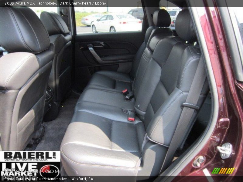 Dark Cherry Pearl / Ebony 2009 Acura MDX Technology