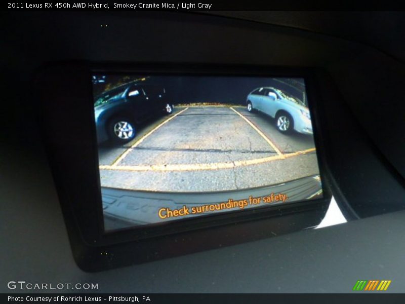 Smokey Granite Mica / Light Gray 2011 Lexus RX 450h AWD Hybrid