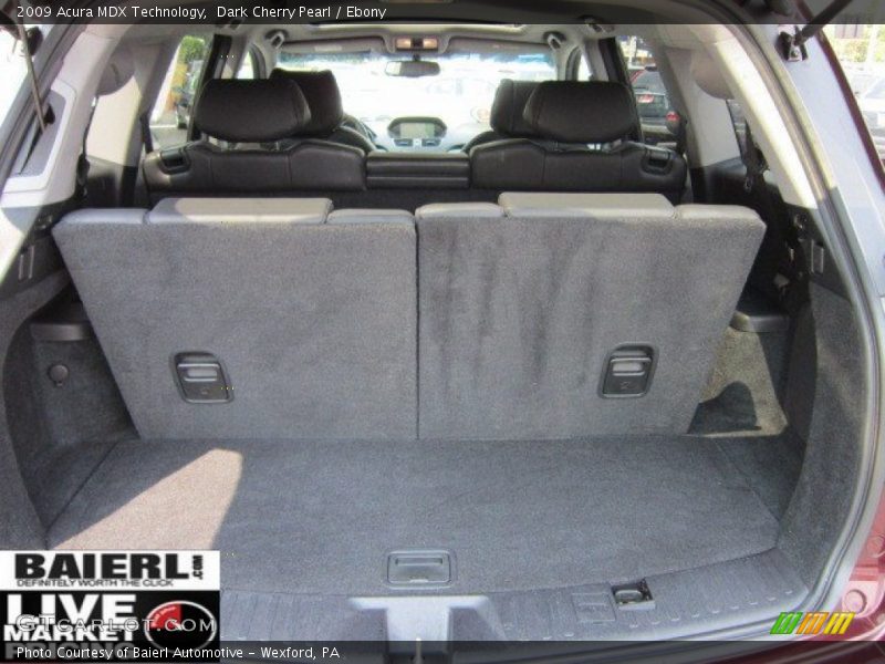 Dark Cherry Pearl / Ebony 2009 Acura MDX Technology