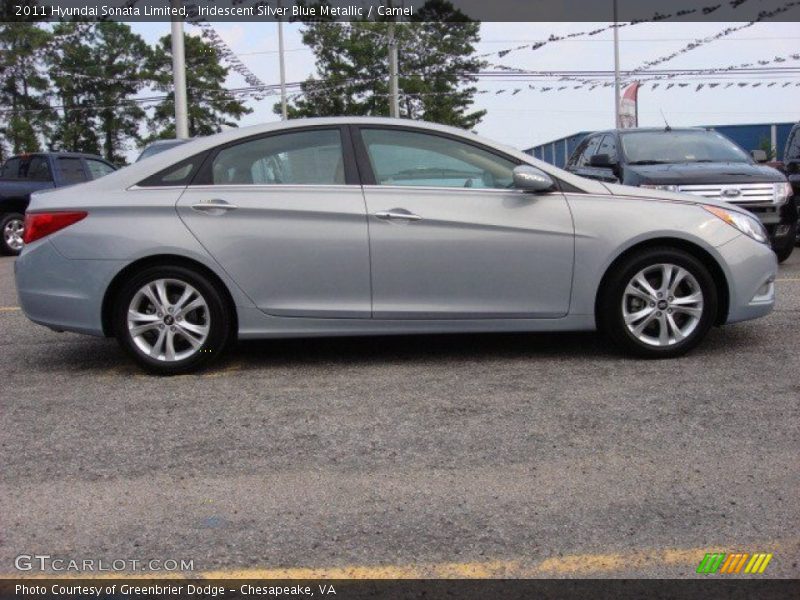 Iridescent Silver Blue Metallic / Camel 2011 Hyundai Sonata Limited